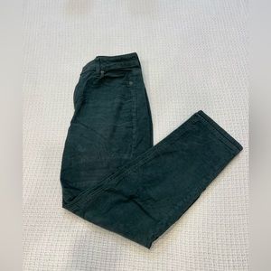 Size 2 American Eagle forest green corduroy pants